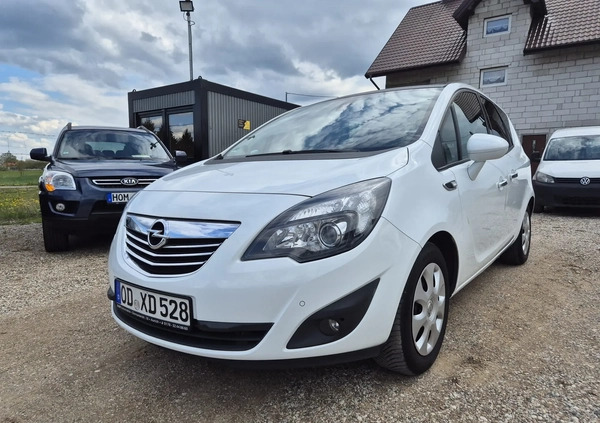 Opel Meriva cena 22900 przebieg: 169000, rok produkcji 2010 z Augustów małe 379